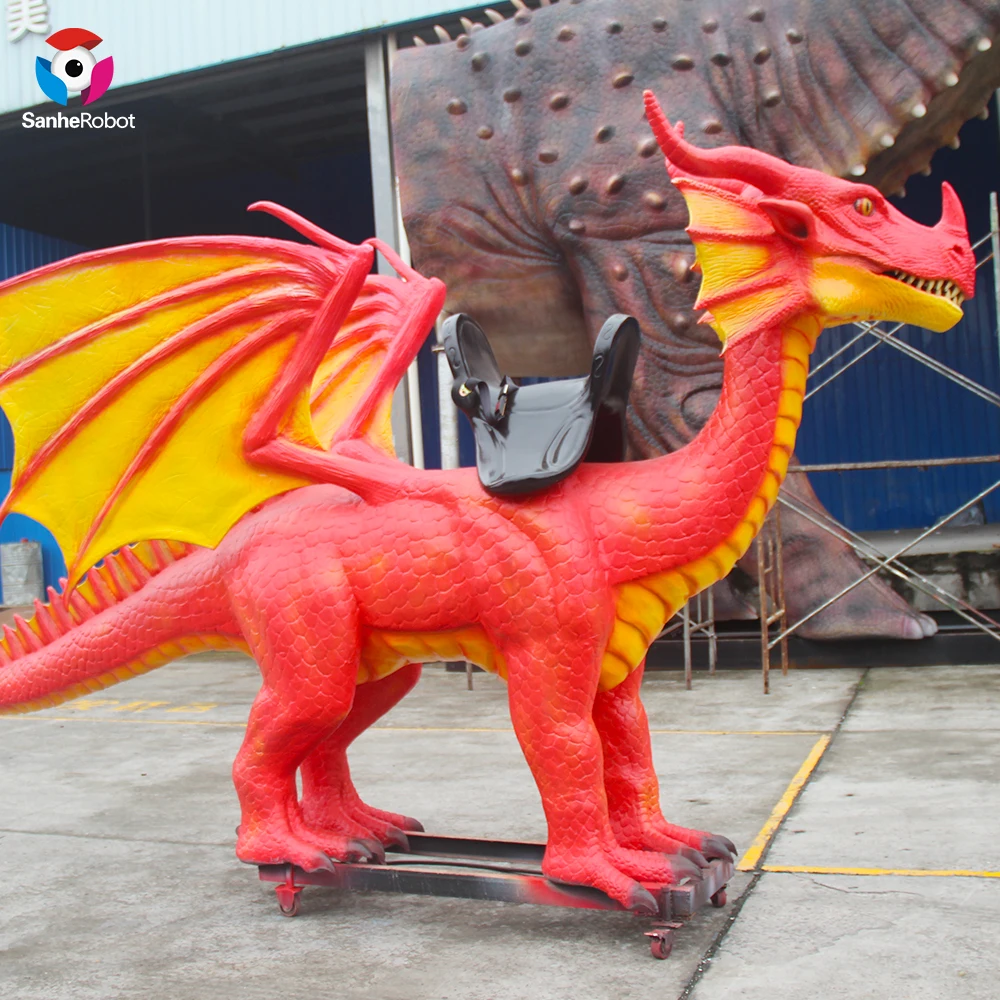 Import From China Amusement Park Games Dragon Ride Animatronic Dragon Ride