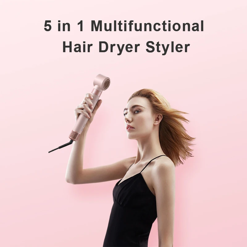 Hair Dryer Straightener Curling Iron Set Multi Professional Hot Brushes for Women With Comb Styler Tools