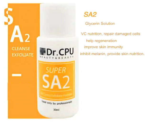 Face Toner Makeup Water Aqua Peeling Solution Acid Skin Peel For Acne,Wrinkles, Melasma Use With Beauty Machine