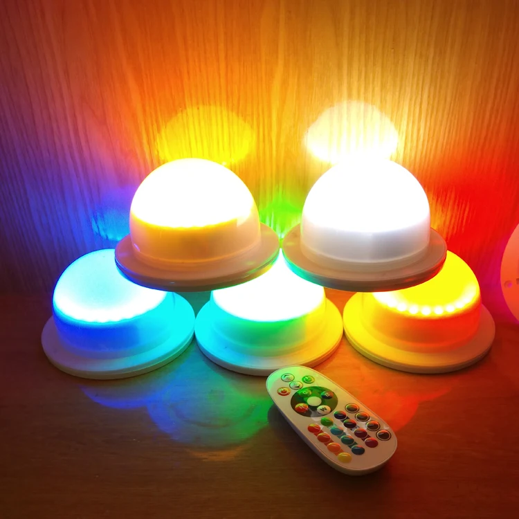 Remote control RGB SMD5050 LED lampwick base cabinet Light for home furniture