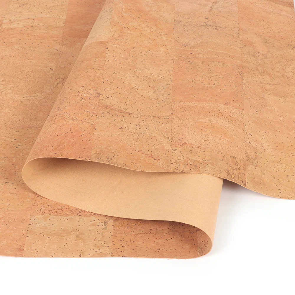 Лидер продаж в Португалии, цветная пробковая ткань, натуральный пробковый текстиль, настоящий пробковый лист, шоппер, женская сумка для путешествий и макияжа