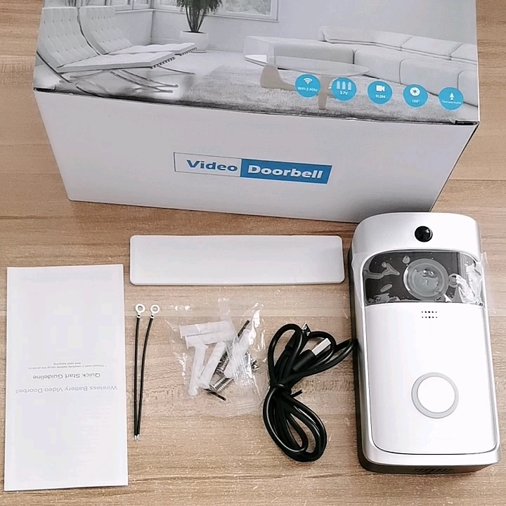 2022 IP Door Bell Camera Battery App Remote View CCTV Security Wifi Home Intercom Bell With Wireless Smart Video Doorbell Camera