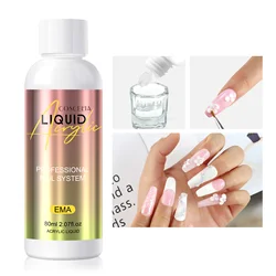 Private Label Natural Fashionable Monomer 80ml EMA Nail Acrylic Liquid Slip Solution COSCELIA Nail Acrylic Powder