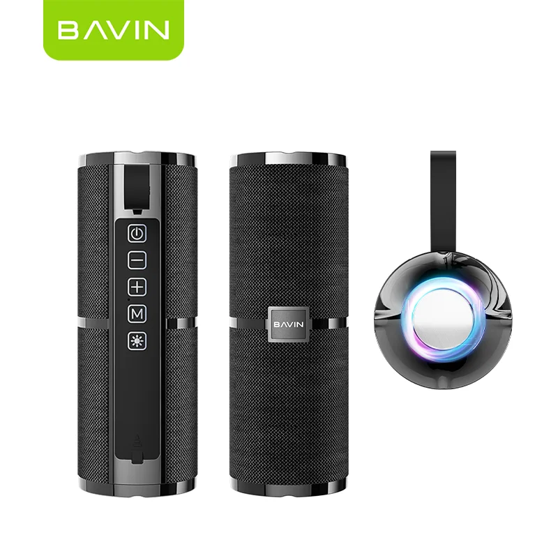 BAVIN TWS Hi-Fi звук супер бас портативный беспроводной внешний аккумулятор для дома стерео музыкальная шкатулка портативный Bluetooth динамик BM-06