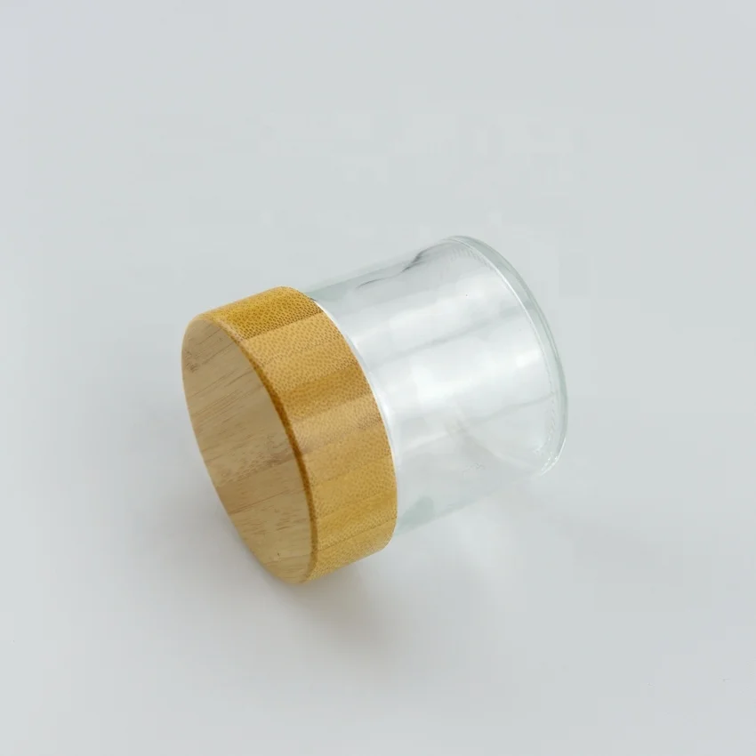 
Wholesale 1oz 2oz 3oz 4oz 5g 7g 9g child proof bamboo lid with glass jar/container with childproof lid 