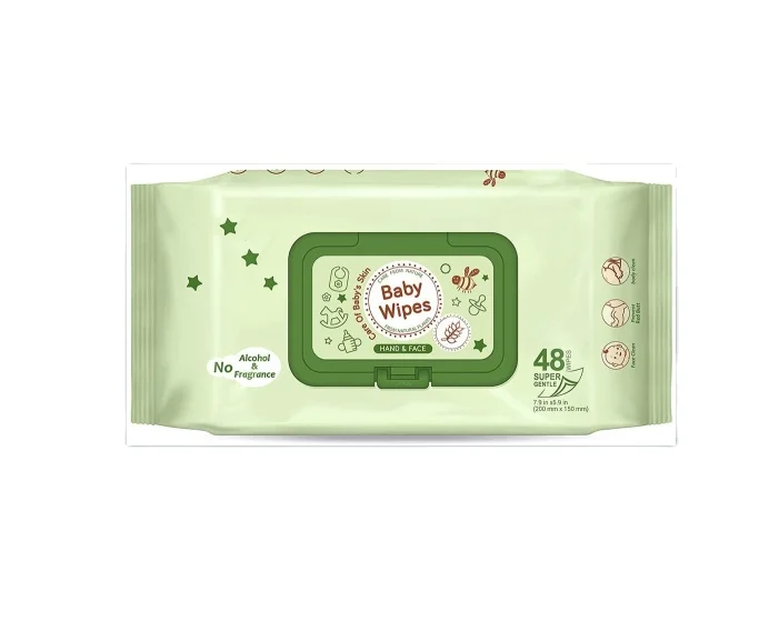 Waterwipes Baby Wipe Sensitive Newborn Biodegradable Unscented 48 counts or customized wet wipes baby