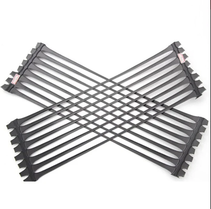 Заводская поставка 120KN 160KN PE /PP Uniaxial Geogrid plastic geogrid