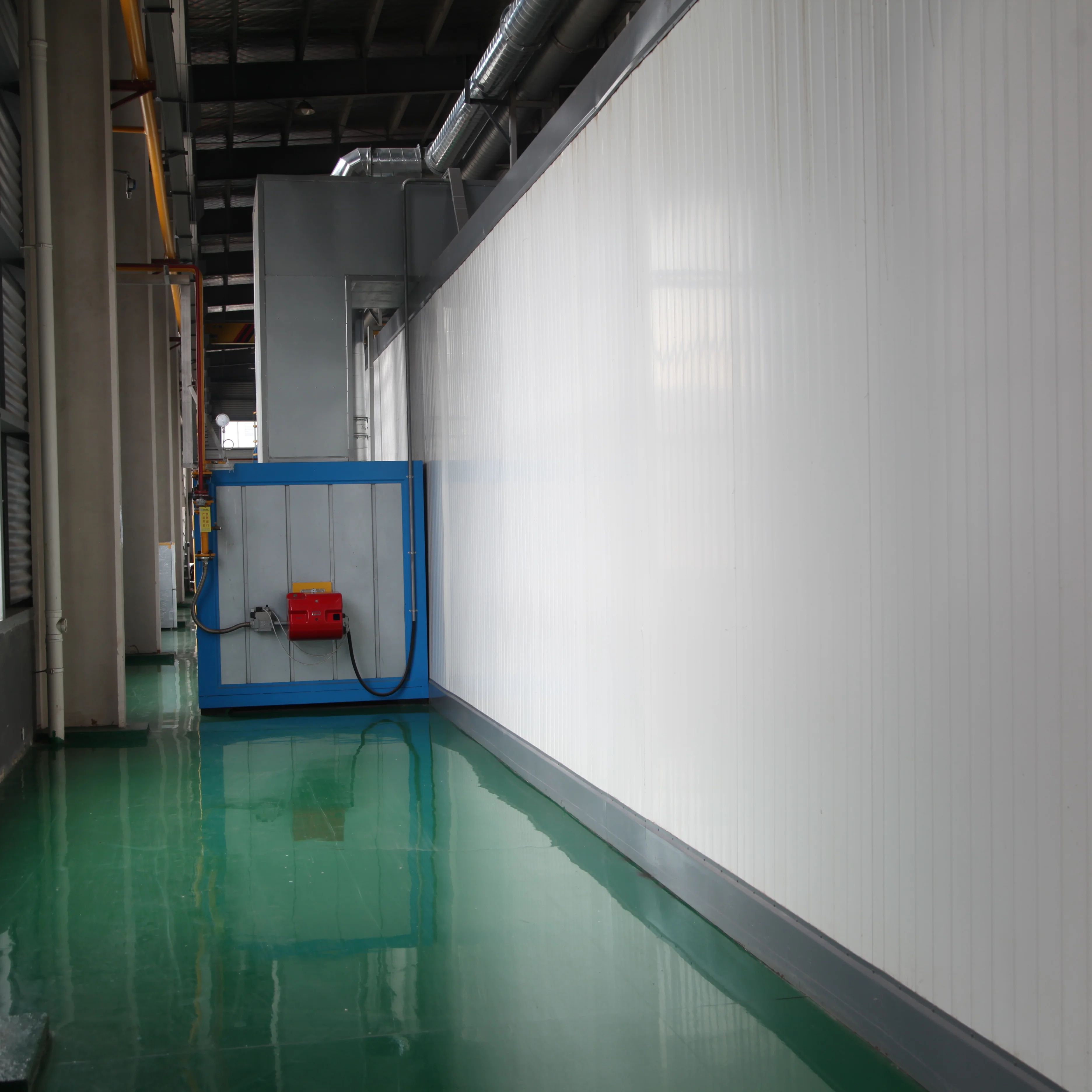 High capacity 7 meters aluminum profiles powder coating line