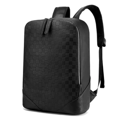 Remoid Custom Luxury Fashion Business Backpacks Anti Theft Travel Pu Leather Back Pack Large Capacity Waterproof Laptop Backpack
