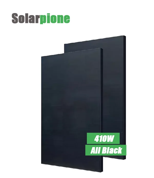 Solarpione 182mm 400w 108 Half cells 385w 390w 410w  ALL BLACK high efficiency solar panels for home mini solar energy storage (1600586952475)