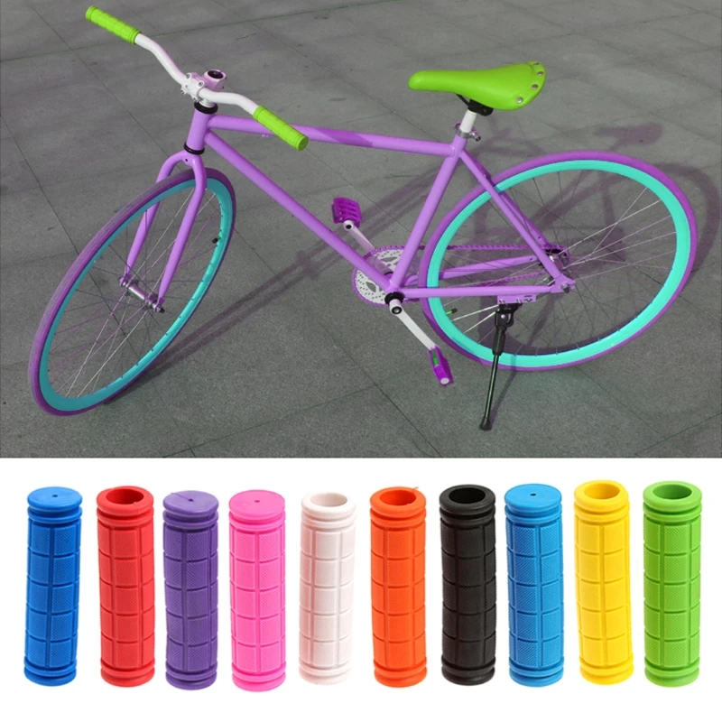 Universal Bicycle Cover Soft Rubber Anti-Slip Grip Various Colors