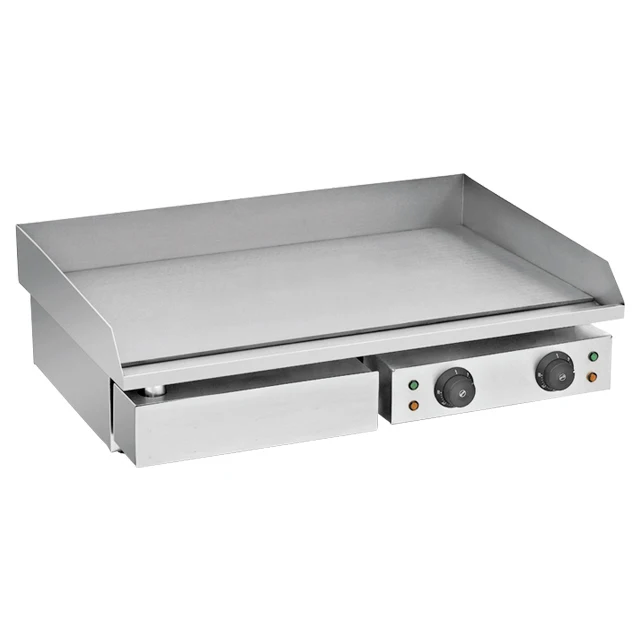 Commercial Flat Plate Electric Griddle Table Top Cast Iron Griddle Commercial Electric Griddle