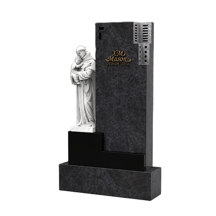 Russia Polished Granite Bahamas Blue Headstone Lapidi And Monument Paradiso Prices