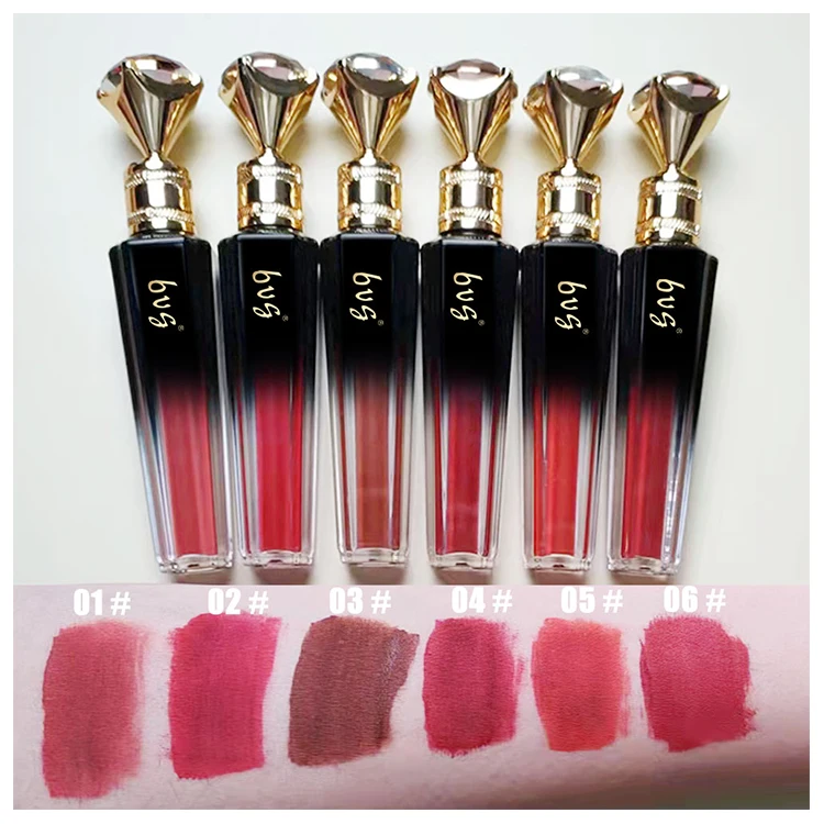 Wholesale BVG Private Label Lipstick (new) Lipgloss Waterproof Quick Dry Lip Gloss Luxury Make Up Diamond Matte Liquid Lipstick