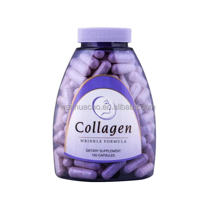 High Quality Super Collagen Hydrolyzed Collagen Capsules Best private label beauty wrinkle formula