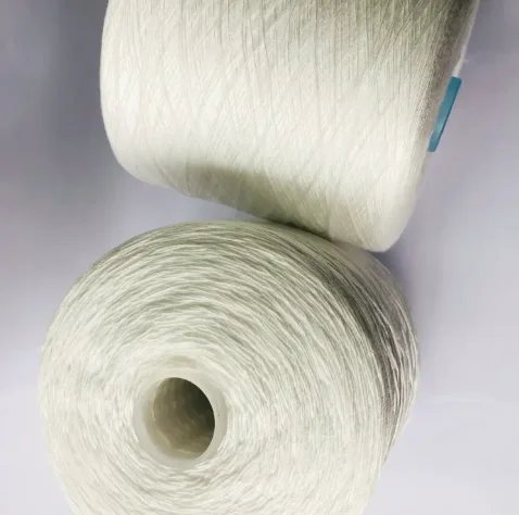 2025 полиэфирная кольцевая Пряжа 20s/2 20s/3 20s/4 витая переработанная Штапельная пряжа