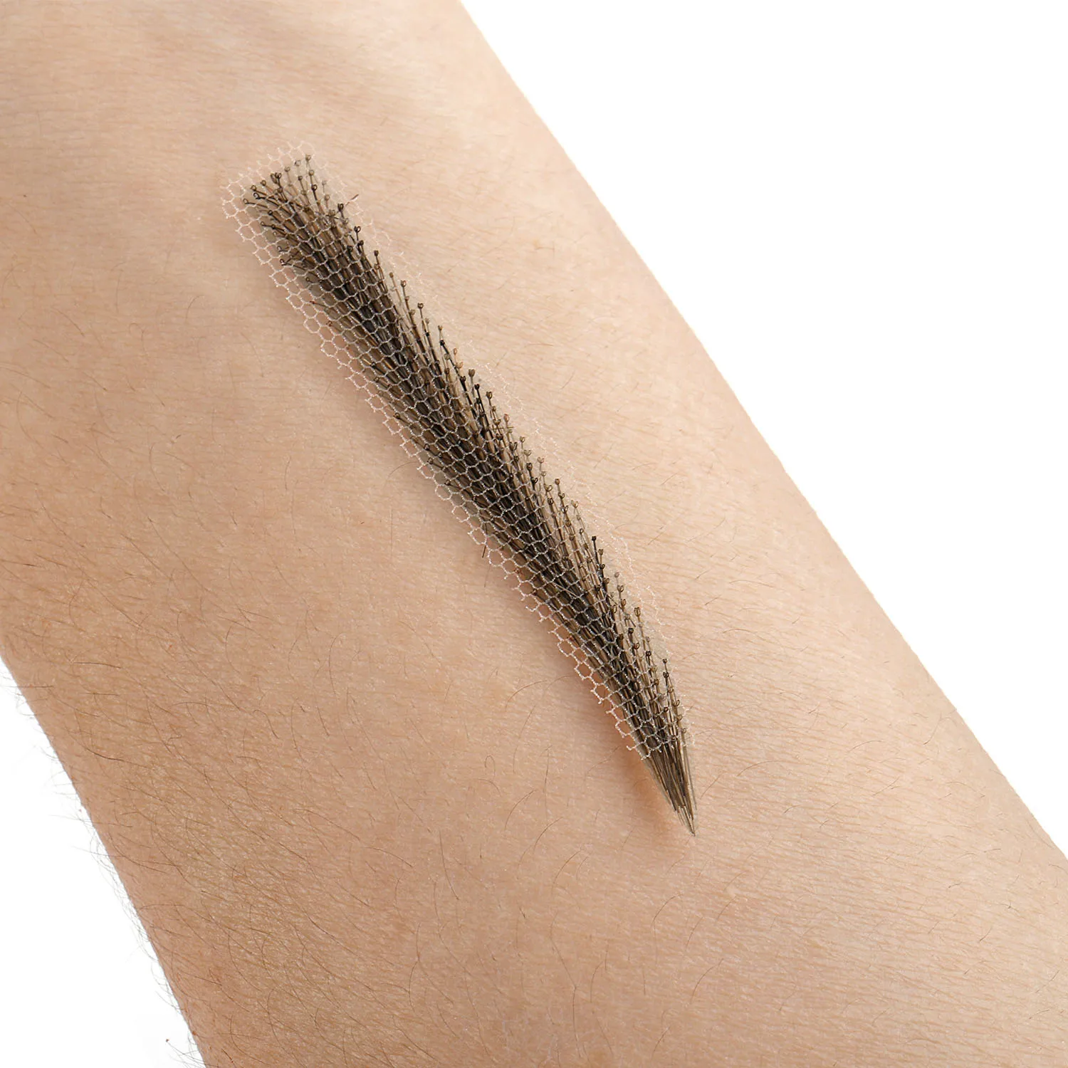 
Free Sample Neitsi One Pair Women Artificial Eyebrows 100% Handknoted Lace Eyebrows Human Hair Beauty Eyebrows W701#3 