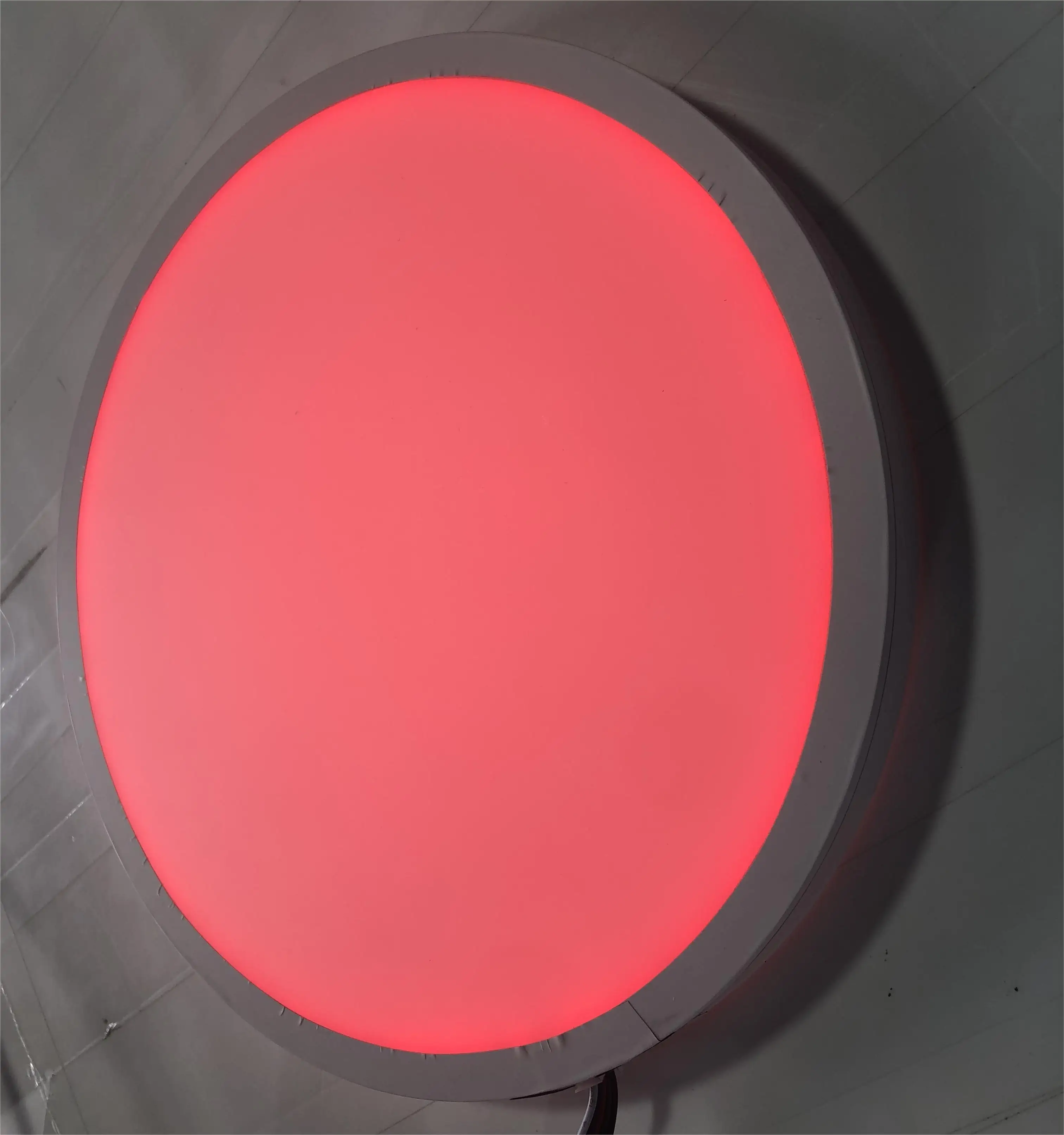 LED Round Recess and Surface Mount Ceiling Flat Panel Down Light Ultra Slim Lamp Round LED Panel Lights Dimmable Acrylic Modern