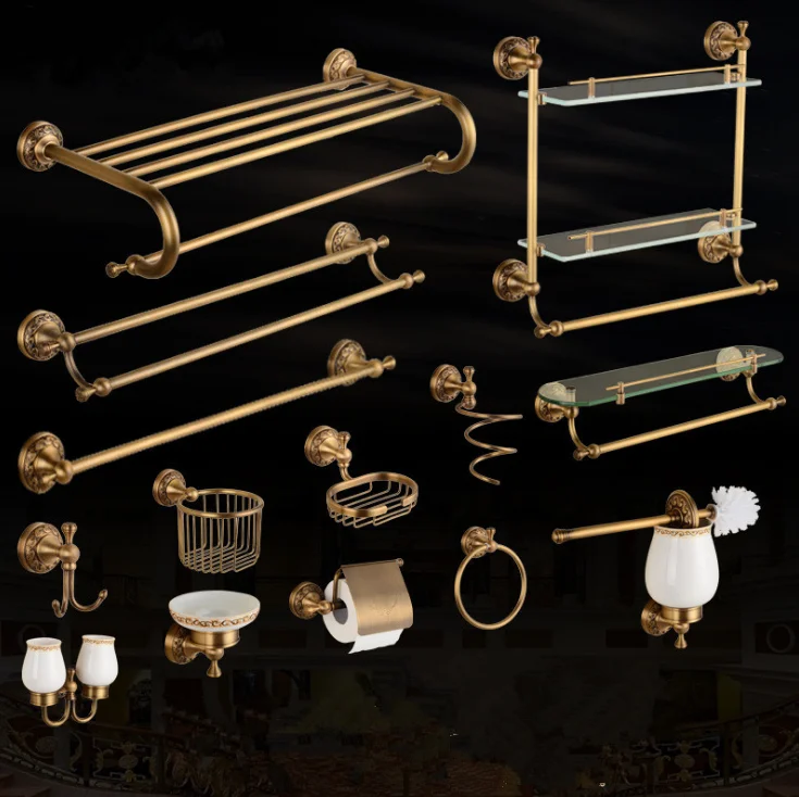 Wholesale Eco-friendly metal wall mounted bathroom accessories bathroom sets