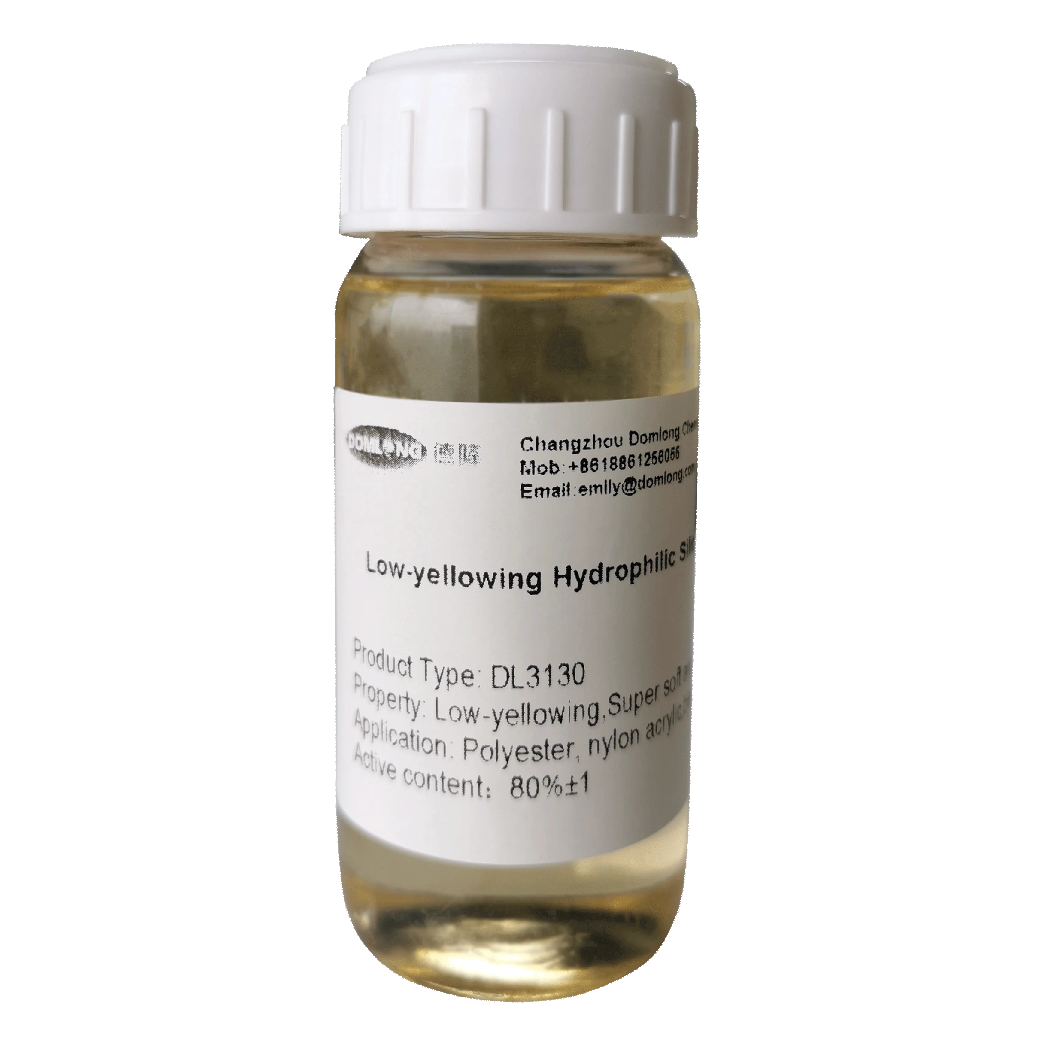 chemical auxiliary agent hydrophilic silicone softener emulsion Block Silicone Oil DL3130/3130A