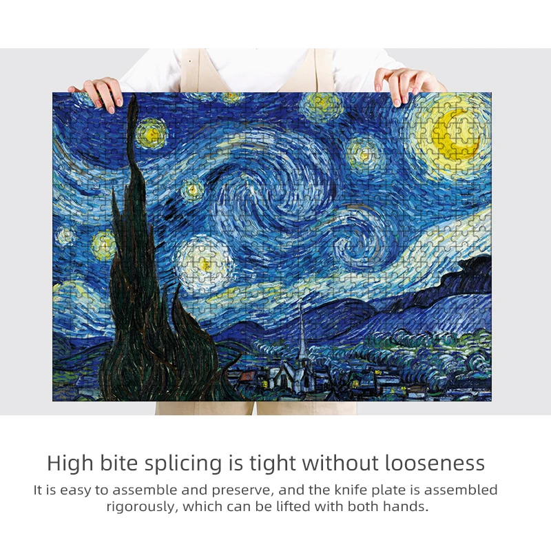 Star Wood puzzle education children adult casual board puzzle game starty night 1000 pieces of puzzle wall art