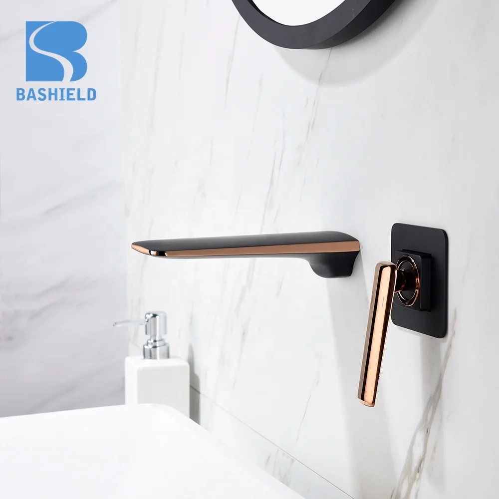 Wash Basin Brass Sink Double Hole Mixer Conceal Faucet Basin Faucet Height