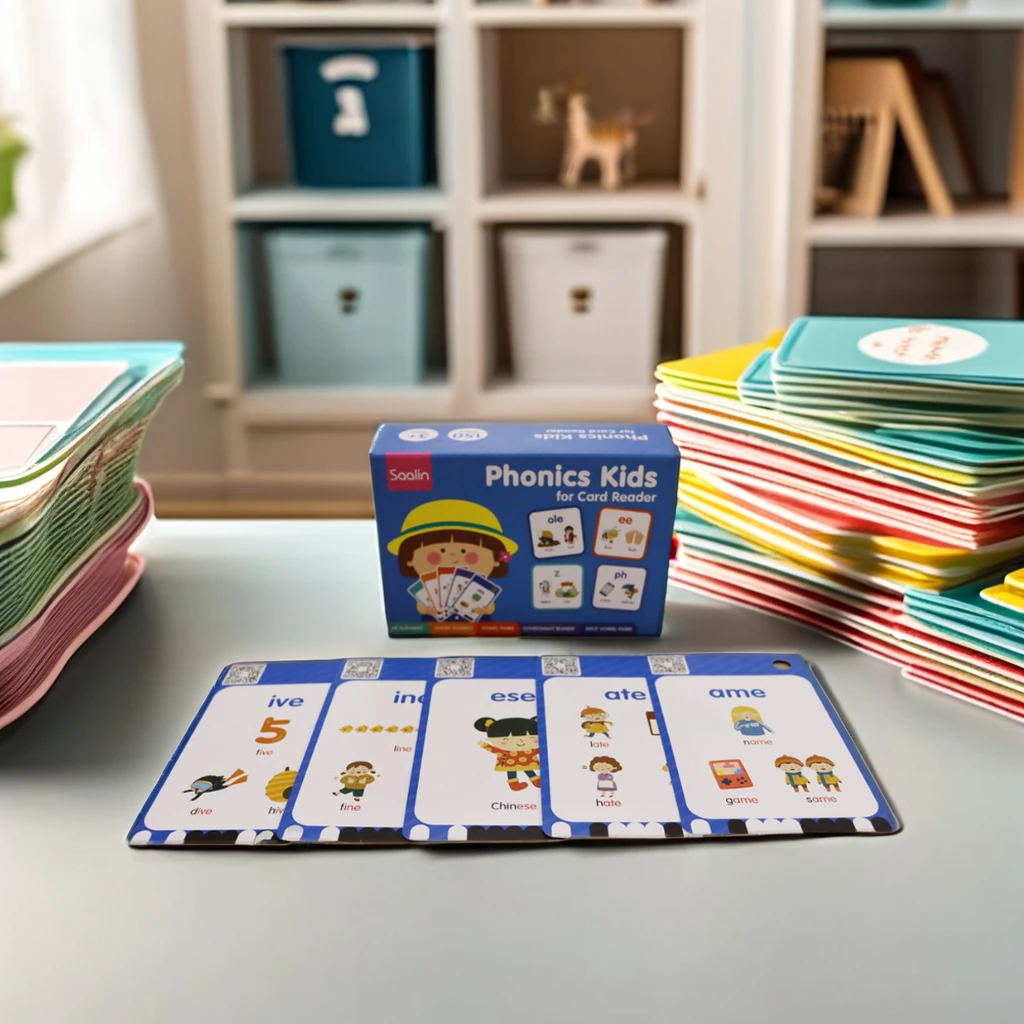 Custom Luxury Flash Cards Custom Printed Educational Playing Cards with Box Age Range Kids Material Paper Language English