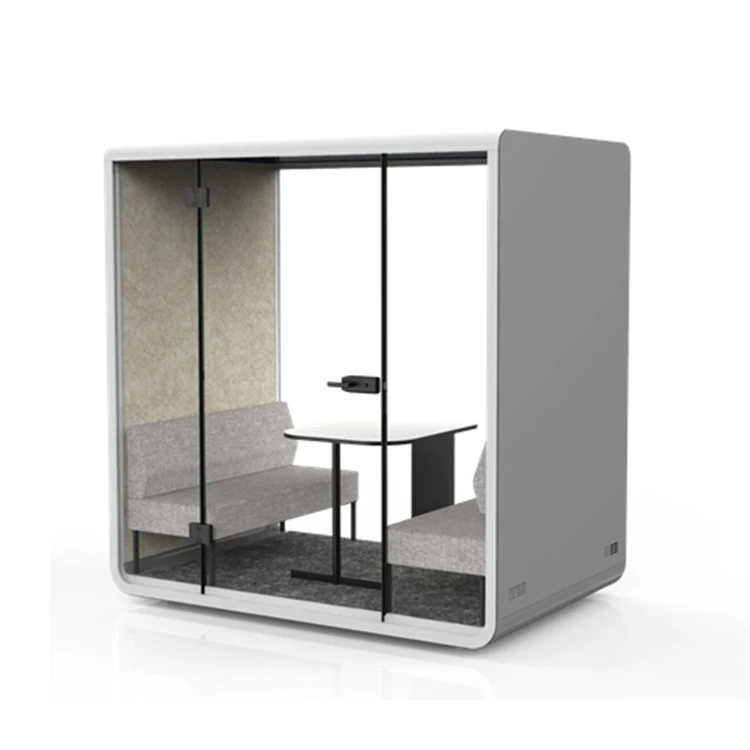 Soundproof Office Meeting Pods Modular Soundproof Booth  Silence Office Pods