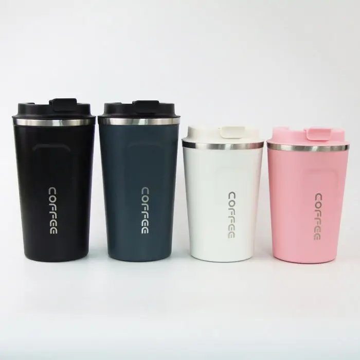 Best Selling Products In Factory Stainless Steel Insulated Leak Proof plastic Lid Thermal Coffee Mug Powder coated tumbler Cup