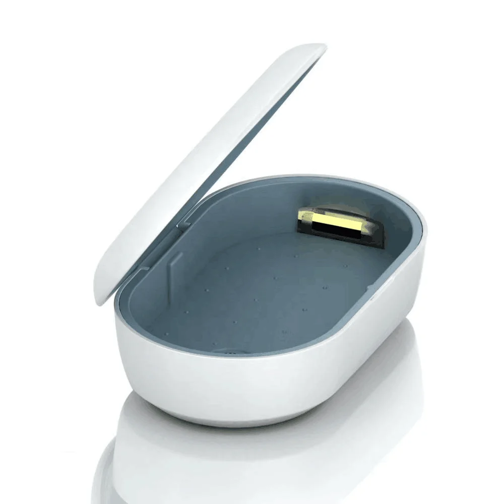 2023 Newest Top Selling Portable Multifunction UV clean box Portable UV Light Smartphone clean box light With 10W Fast Wireless