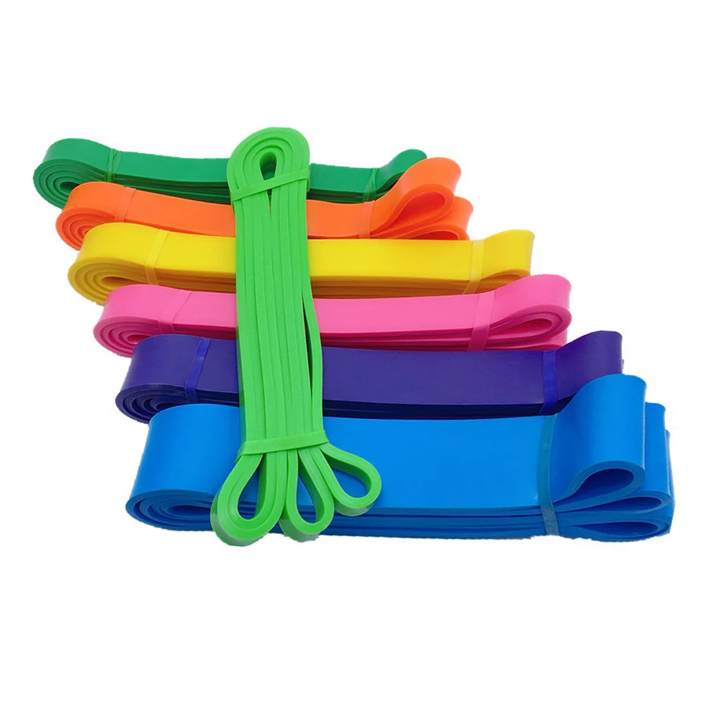 Custom Logo Workouts Latex Resistance Band Pull Up Assist Bands Stretch Training Physical Therapy Power lifting Exercise Bands