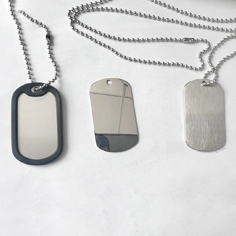 Stainless Steel  Bone Plastic Funny Cute Dog Tag Pendant Blank Enamel Dog Name Id Tag Personalised Pet Id Tag