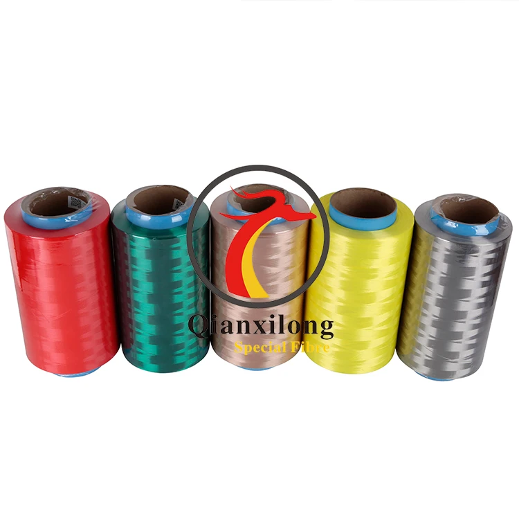 QianXiLong Manufacturer High Strength 40D-3000D High Tenacity Cut Resistant UHMWPE Fiber Yarn UHMWPE Filament