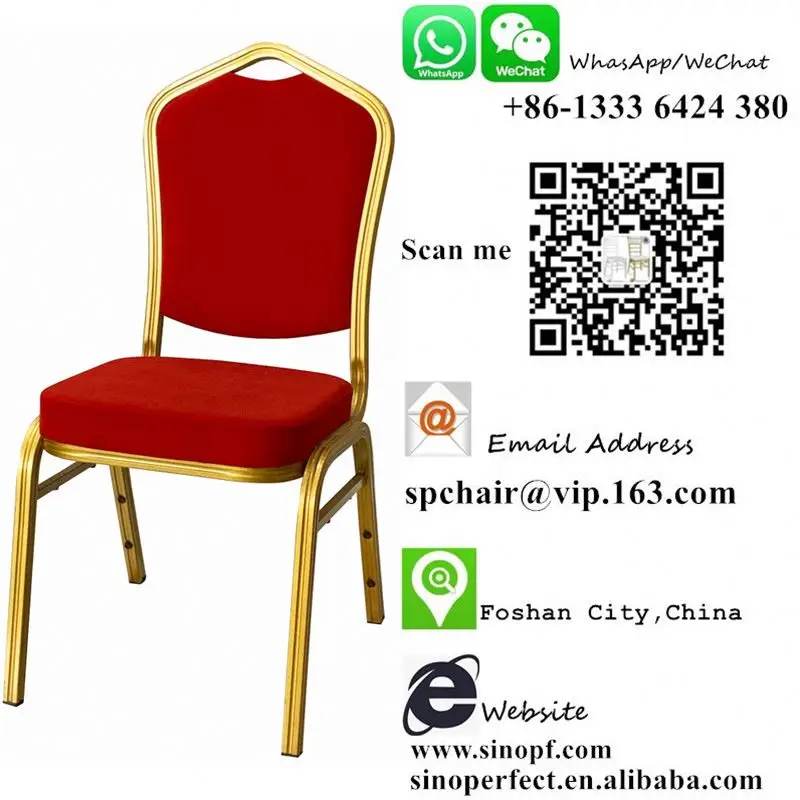 China cheap price steel event furniture stackable hotel wedding banquet hall chairs for sale