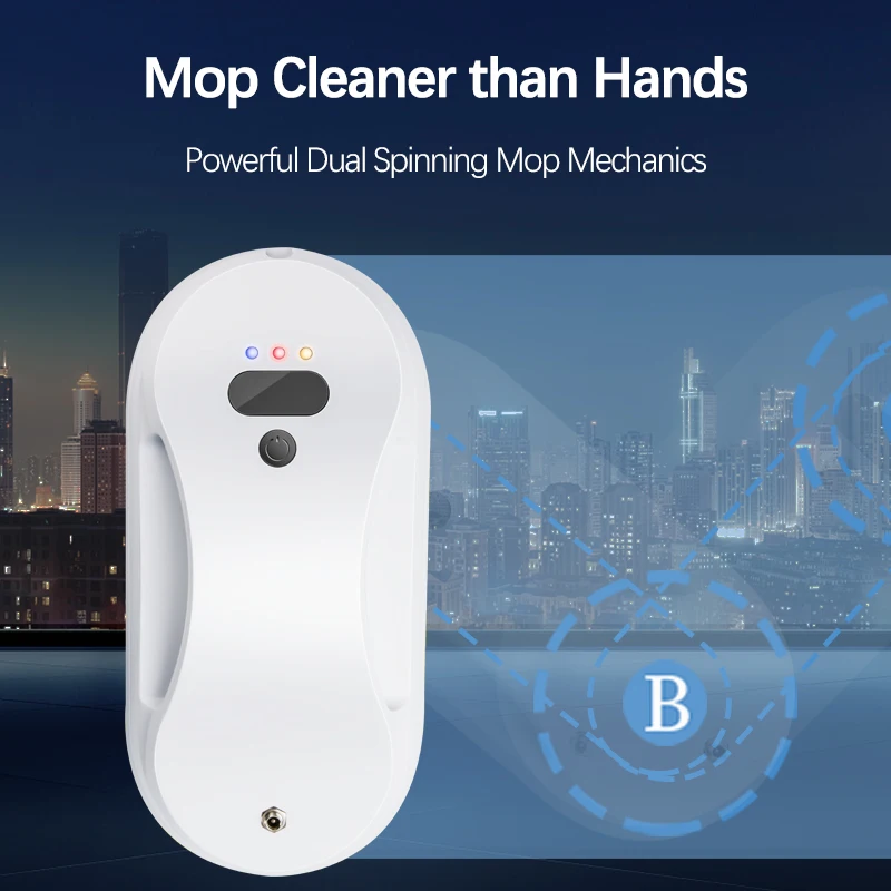 Wholesale Automatic High Rise Window Cleaning Robot Indoor and Outdoor Anti-falling Control Glass Vacuum Cleaner