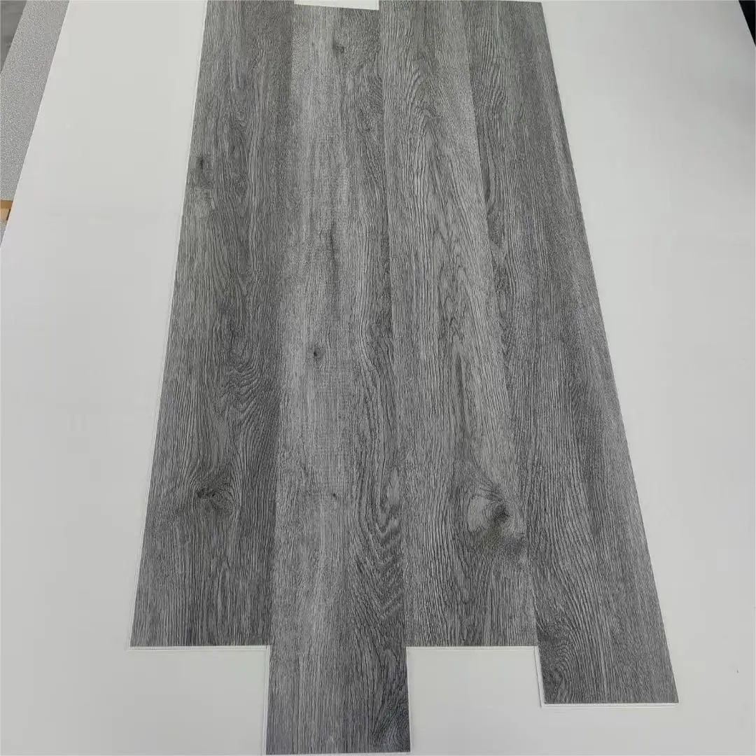 cheap vinyl flooring  and high quality 4mm laminated wood texture machine waterproof vinyl plank spc flooring