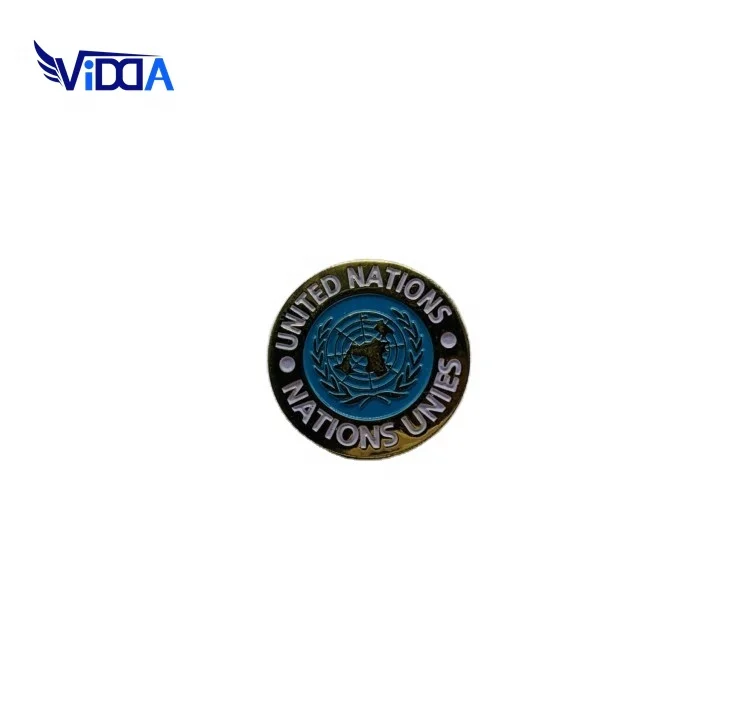 Hot Selling Custom Design Enamel High Quality Round Metal Souvenir Pin Badge