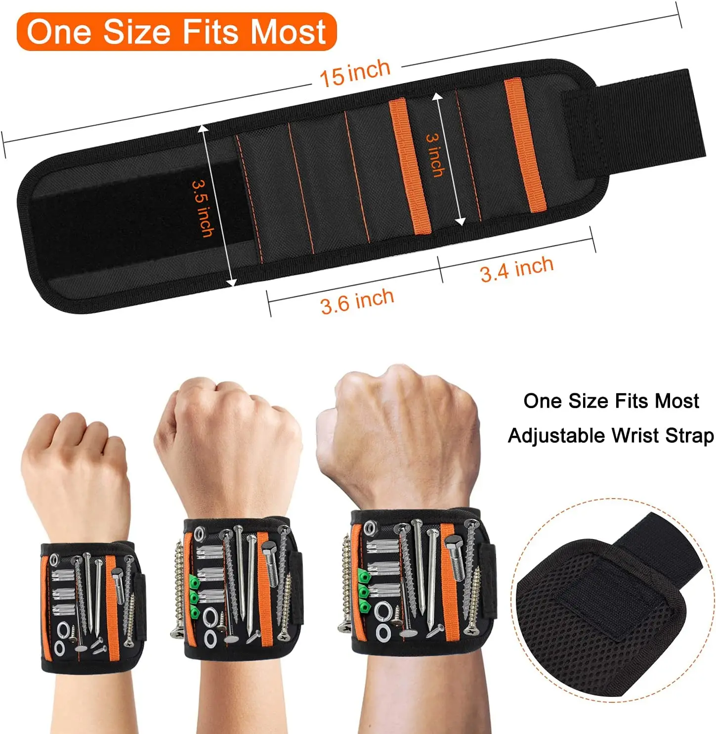 magnetic wristband near me with strong magnets work handyman to hold screws security wristbands