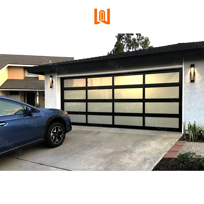 Fast Shipping Rolling Modern Garage Doors Aluminum Garage Doors Residential House Custom Exterior Electric Garage Doors