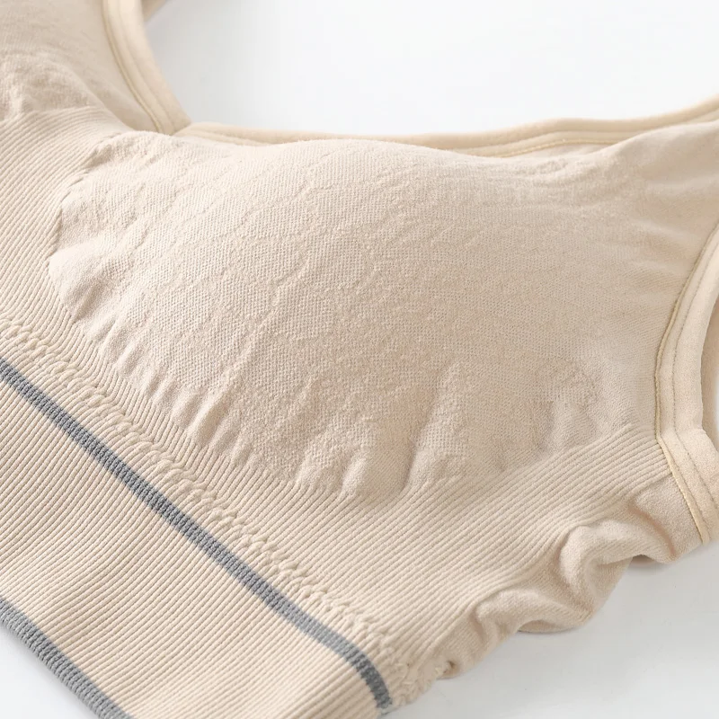 
Swan Wings Cup Breathable Removing Padding Wireless Seamless Crop Tube Top Bra Chest Wrap 