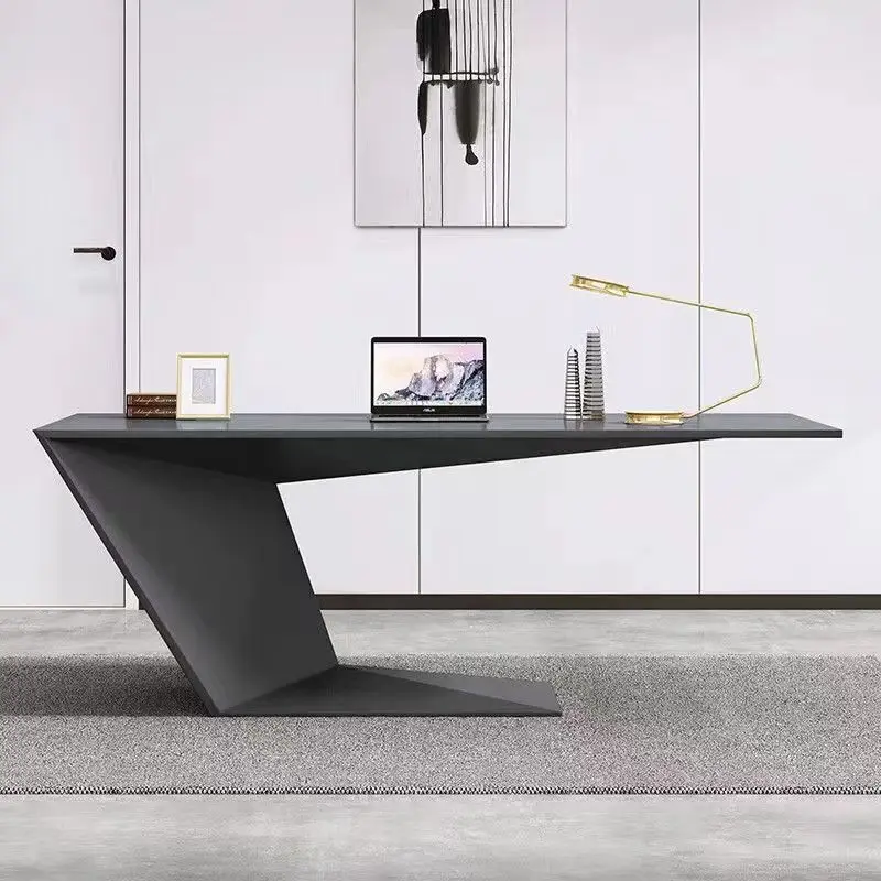 Shape baked paint boss desk single simple work table fashionable work table