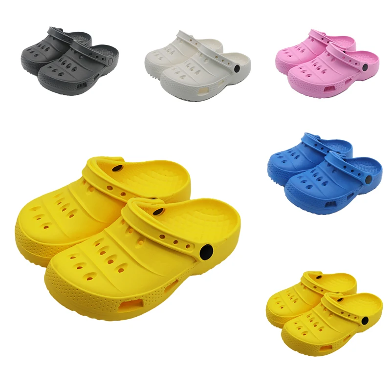 Factory Wholesale new design High Quality Kids Colorful Garden Clogs Boy Girls Hole Shoes Children EVA Clogs