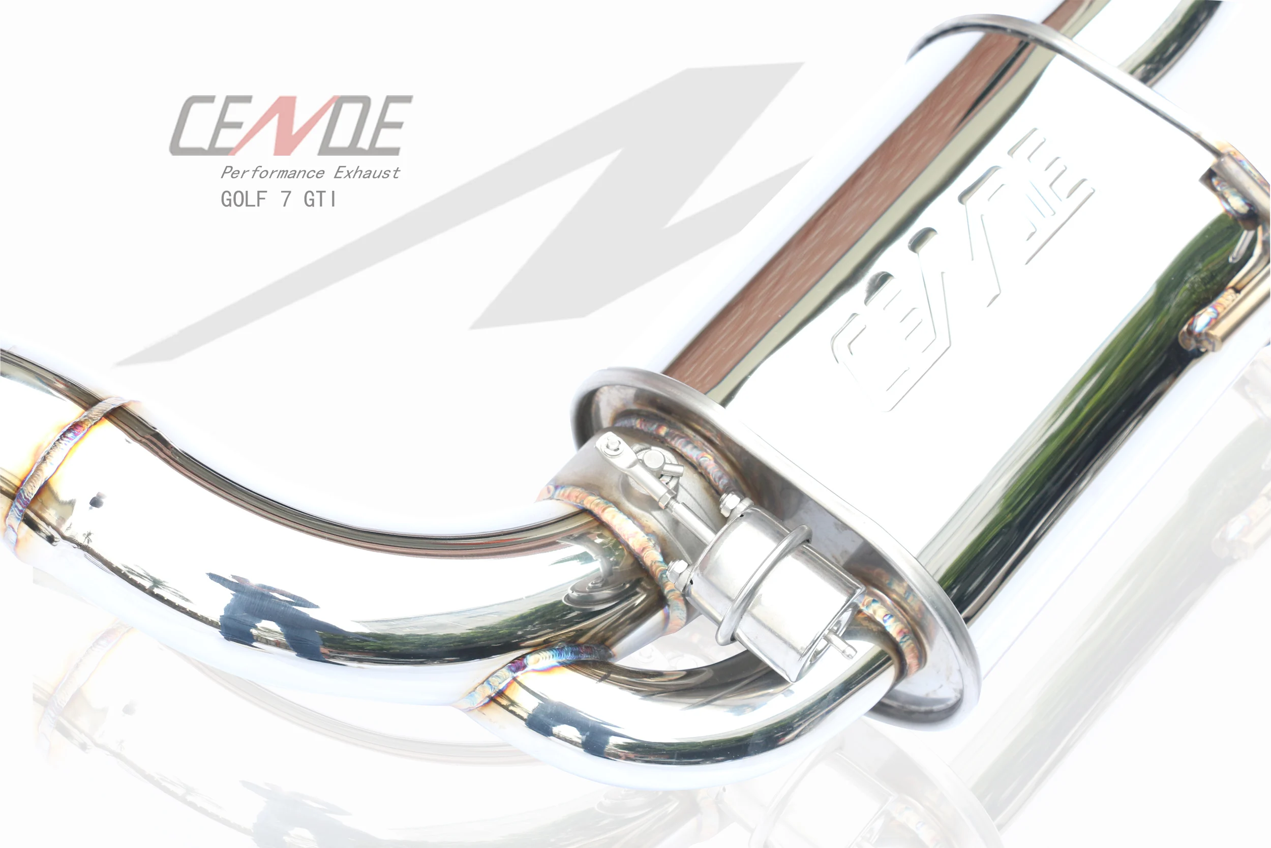 CENDE High Quality Stainless 304 Catback Exhaust System for  Golf MK7 G