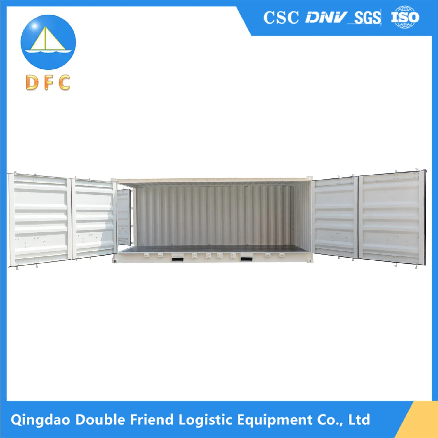 Professional Production Marine Standard 20 Feet Length Shipping Container for Cargo Transportation