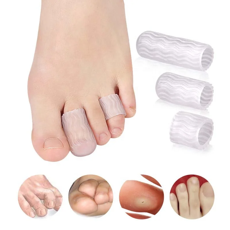 
Melenlt New Gel Toe Cap and protector Breathable Finger Cot Medical Toe Cap Protector 
