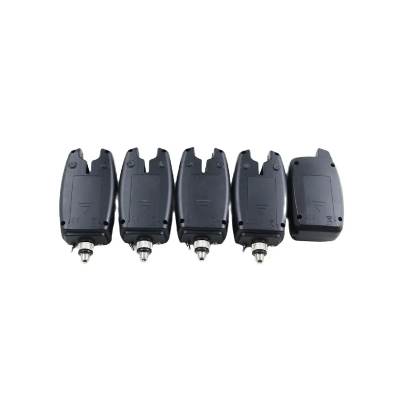 black satin smooth memory function in bite alarm and receiver JZH-RF1988 4+1 carp fishing bite alarm with CE certificates