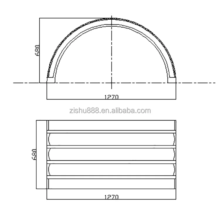 Hot Sale Striped Single Axle Truck Fenders Trailers Plastic Mudguards
