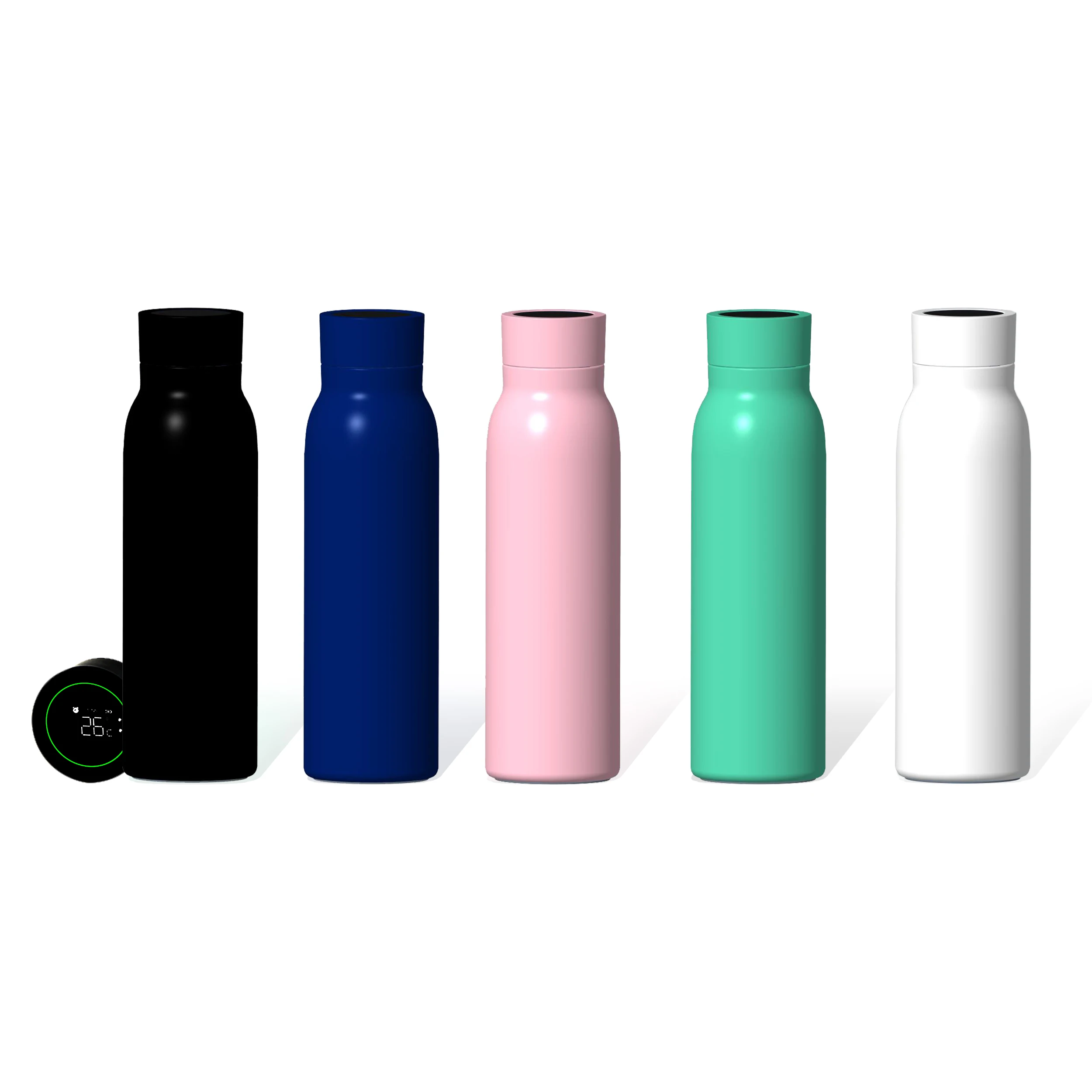 600ml Termo Thermos Bottle Cup Flask LCD Temperature Display Stainless Steel Smart Water Bottle