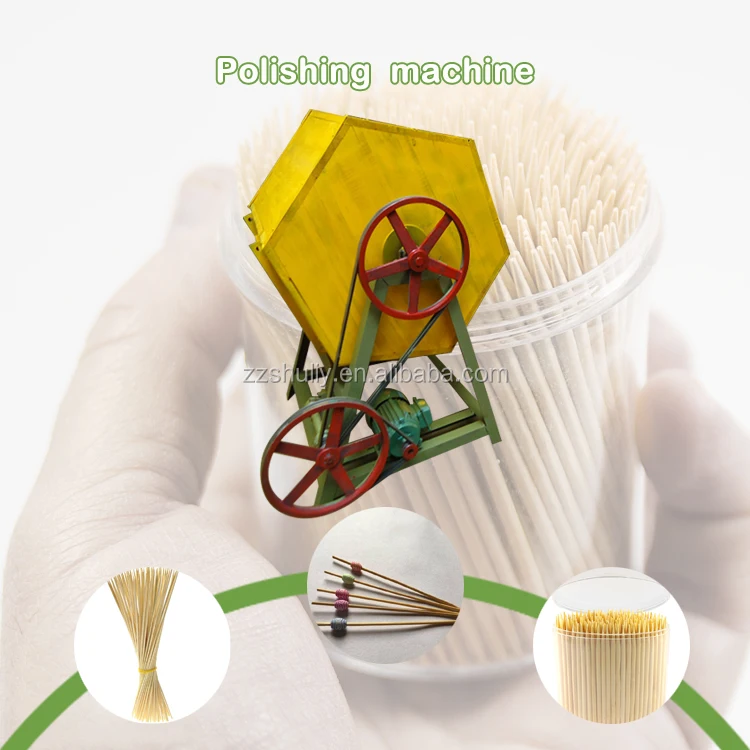 
full line automatic bamboo wood toothpick making machine 