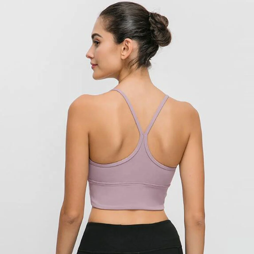 
High Quality Fitness Yoga Wear Sport Clothing Two Piece Seamless Sports Bra 